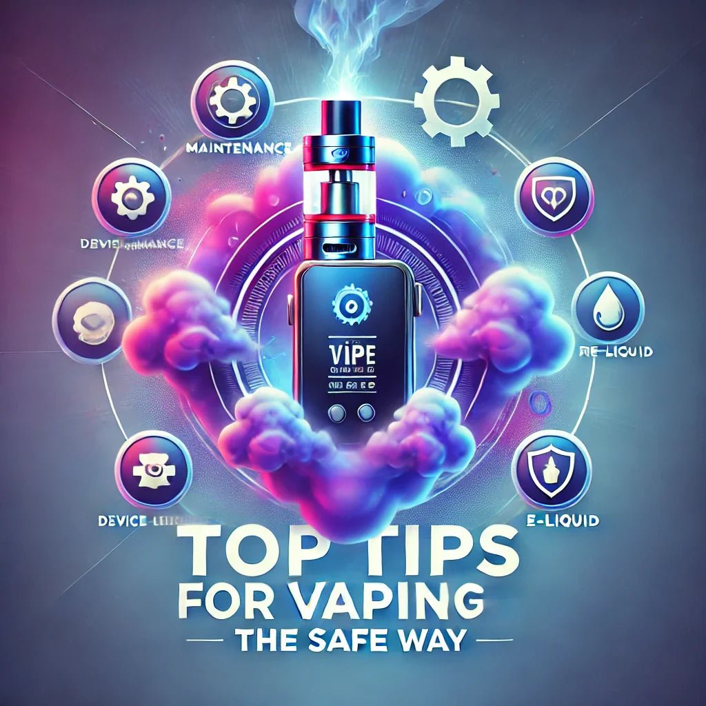 Top Tips for Vaping the Safe Way - Kloudz Smoke Shop