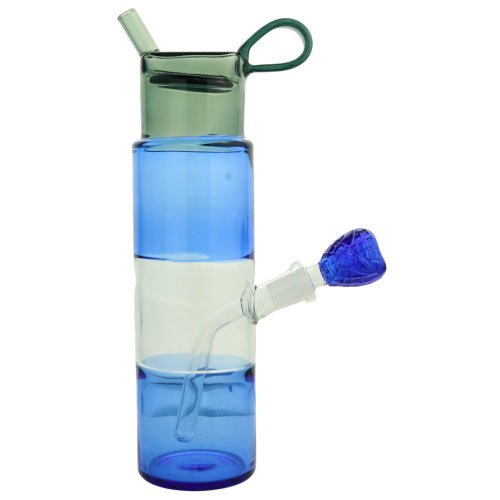 BOUTEILLE D'EAU DE TABAC EN VERRE 10" DESIGN 352GM
