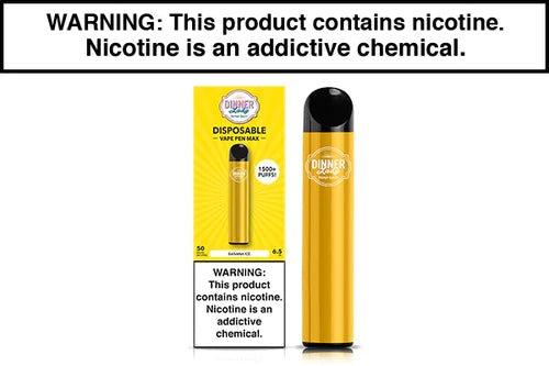 DINNER LADY VAPE PEN MAX JETABLE 1500 SOUFFLÉES