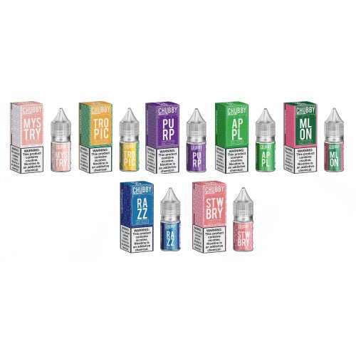 **VENTE** CHUBBY VAPES SEL NICOTINE 30ML